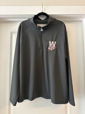 Washington Nationals City Connect Cherry Blossom Quarter Zip Mens Large Baseball